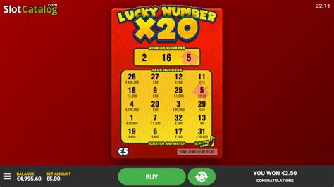 Lucky Number X20 Betfair